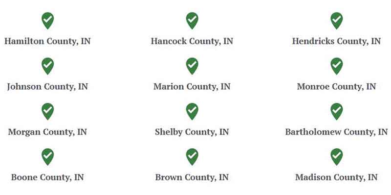 Anytown Tree Services Areas Served Indiana