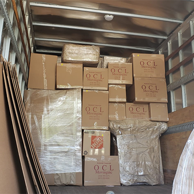 OCL Moving Inc. boxes