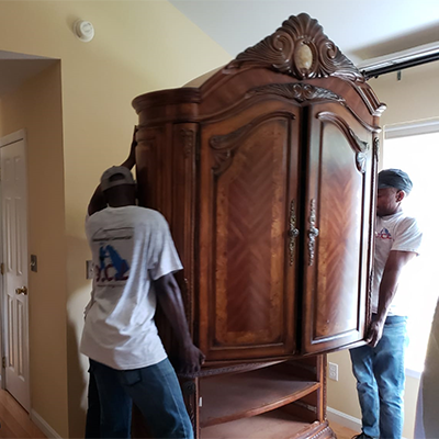 OCL Moving Inc. packing the truck