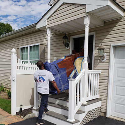 OCL Moving Inc. packing the truck