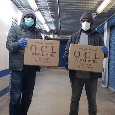 OCL Moving Inc. packing the truck